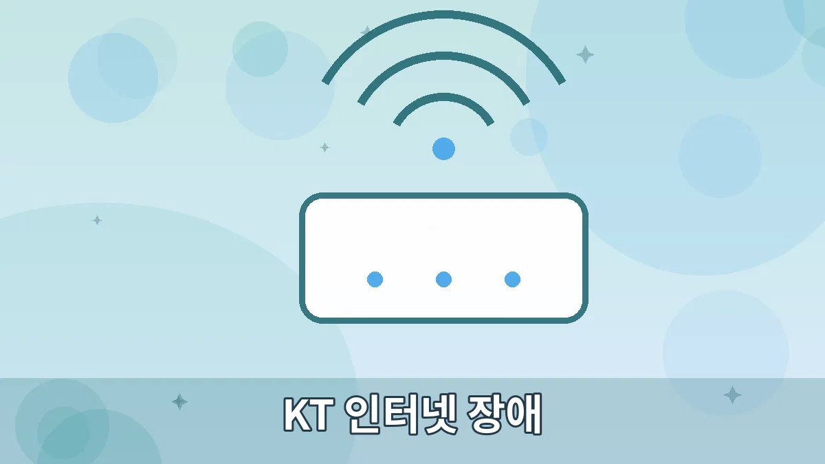 KT 인터넷 장애 안내 이미지 5