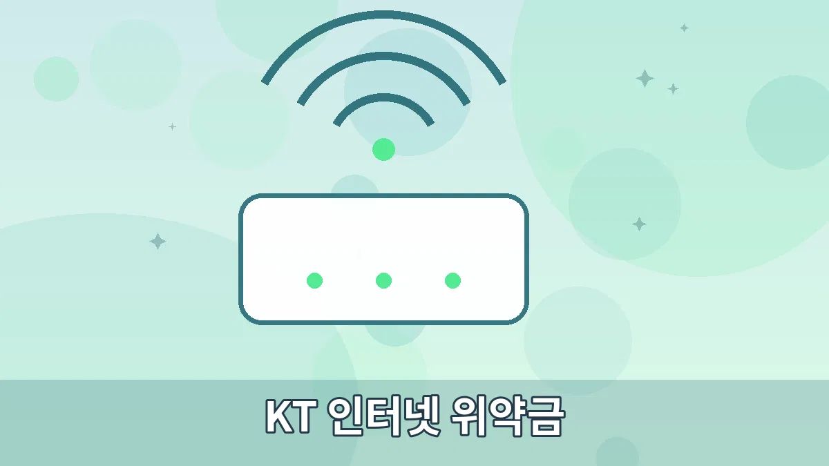 KT 인터넷 위약금 안내 이미지 3