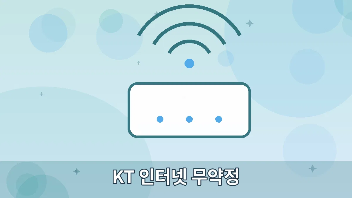 KT 인터넷 무약정 안내 이미지 5
